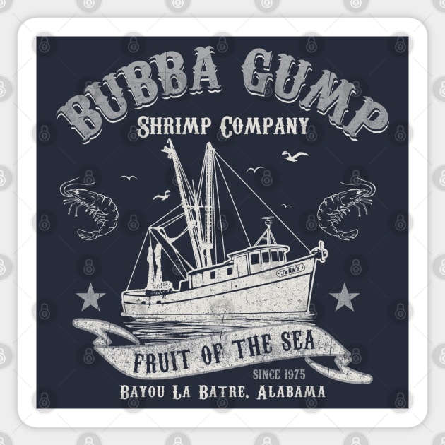 Alabama Shrimping Company Sticker by Alema Art